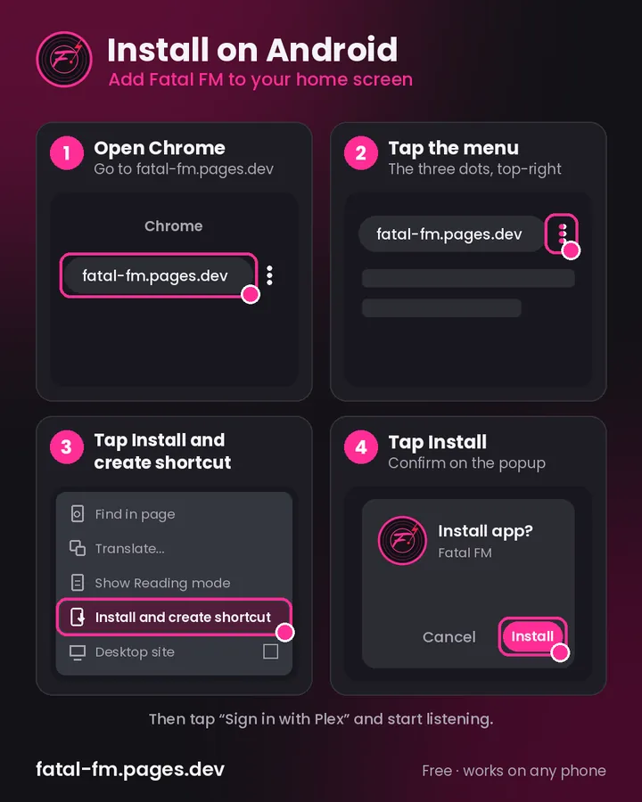 Install on Android, step by step